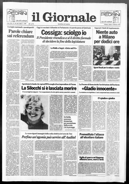 Il giornale : quotidiano del mattino